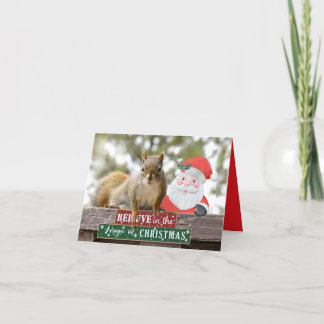 Mr. Bickles The Squirrel Christmas card