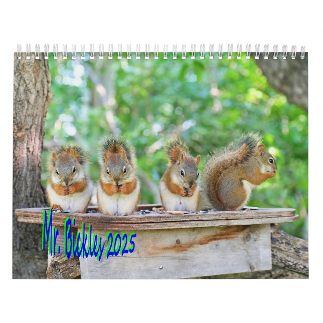  Mr. Bickles Two Page Medium White Calendar (Cover)