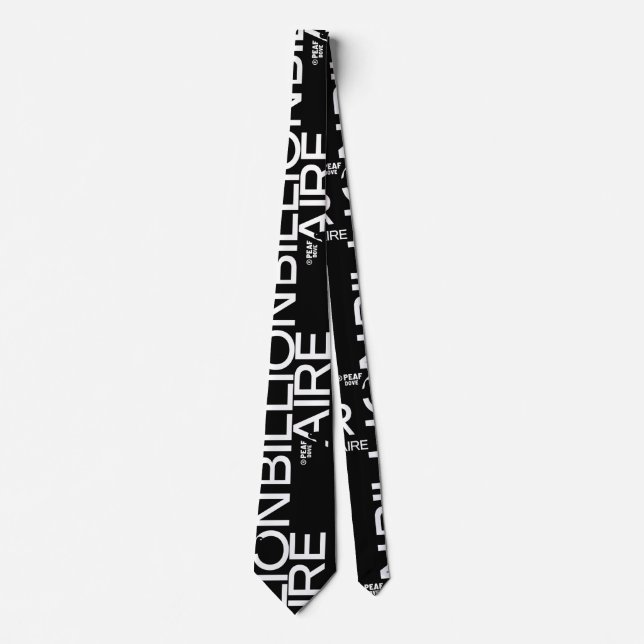 MR. BILLIONAIRE© by PEAFDOVE©  Neck Tie (Front)