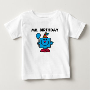 Mr. Birthday   Happy Birthday Balloon Baby T-Shirt