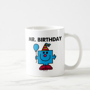 Mr. Birthday   Happy Birthday Balloon Coffee Mug