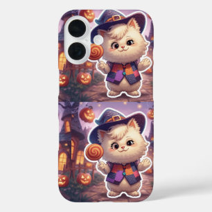 Mr. Bluffy – Halloween’s Gentle Bluffmaster iPhone 16 Case