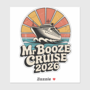 Mr Booze Cruise 2026 Retro Vintage Couples 