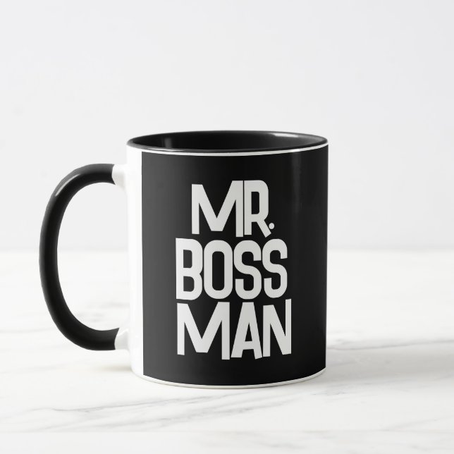 MR. BOSS MAN COFFEE MUG (Left)