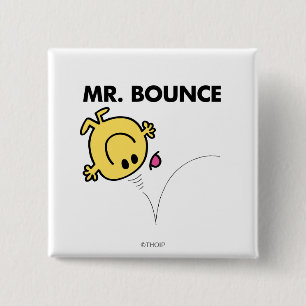 Mr. Bounce Classic Pose 15 Cm Square Badge