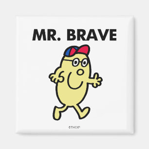 Mr. Brave Waving Hello Magnet