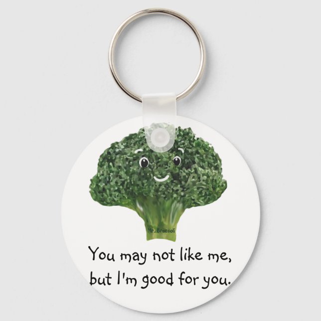 Mr.Broccoli Key Ring (Front)