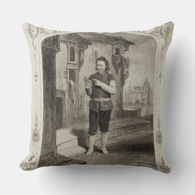 Mr Buckstone as Lancelot Gobbo, Act II Scene 2, in Cushion (Front)