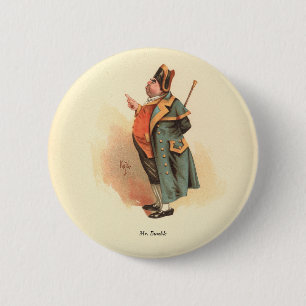 Mr. Bumble by Kyd, Charles Dickens' Oliver Twist 6 Cm Round Badge