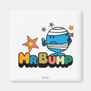 Mr. Bump   Bandaged Thumb & Stars Magnet