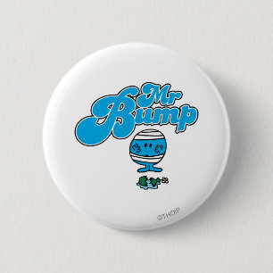 Mr. Bump Broken Vase 6 Cm Round Badge