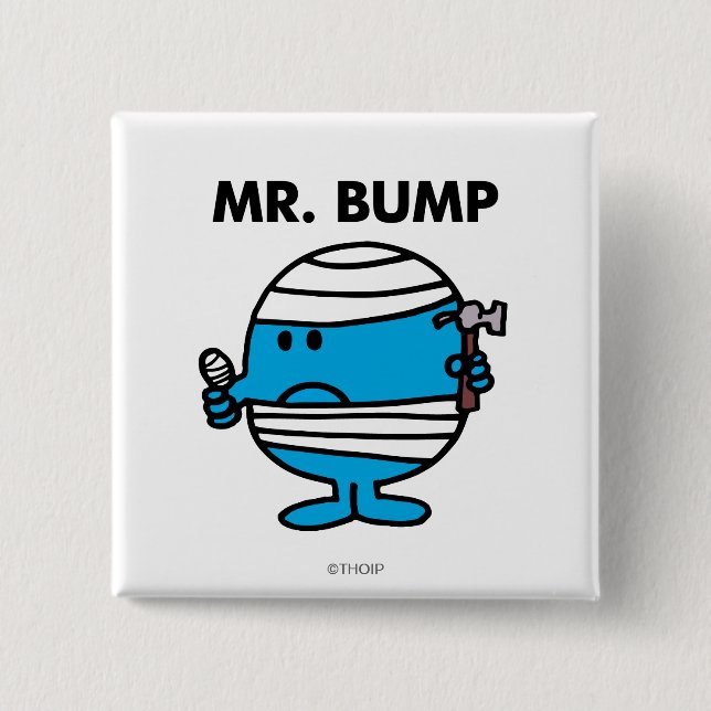 Mr. Bump Classic 2 15 Cm Square Badge (Front)
