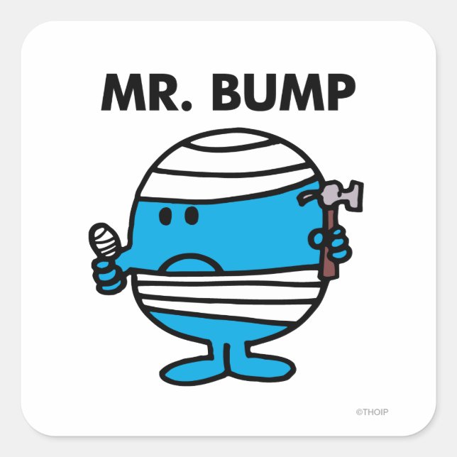 Mr. Bump Classic 2 Square Sticker (Front)
