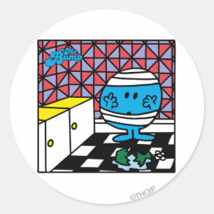 Mr. Bump   Kitchen Accident Classic Round Sticker