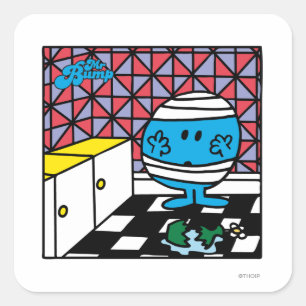 Mr. Bump   Kitchen Accident Square Sticker
