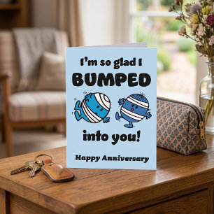 Mr Bump & Little Miss Whoops   Happy Anniversary Card