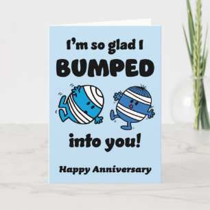 Mr Bump & Little Miss Whoops Happy Anniversary Card
