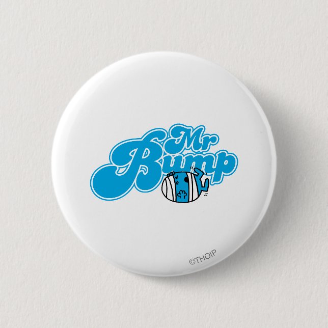 Mr Bump Logo 1 6 Cm Round Badge (Front)