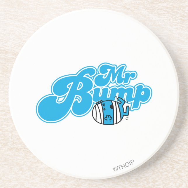 Mr Bump Logo 1 Coaster (Front)
