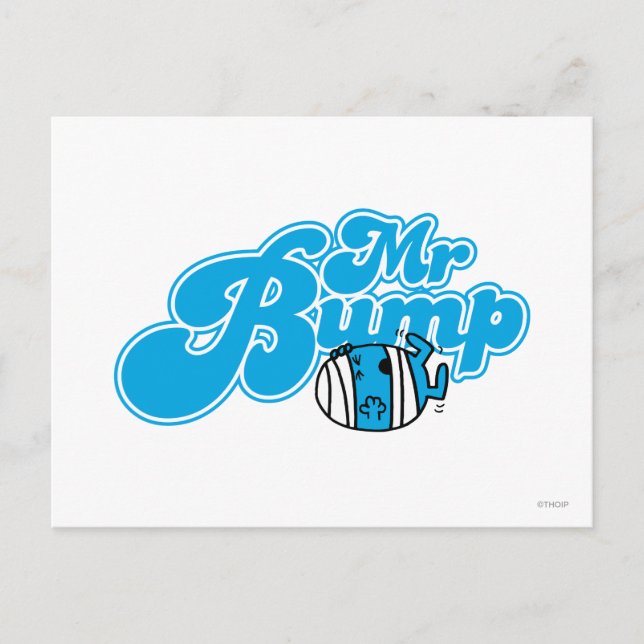Mr Bump Logo 1 Postcard (Front)