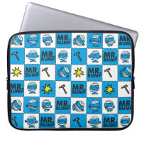 Mr Bump | Mosaic In Blue Pattern