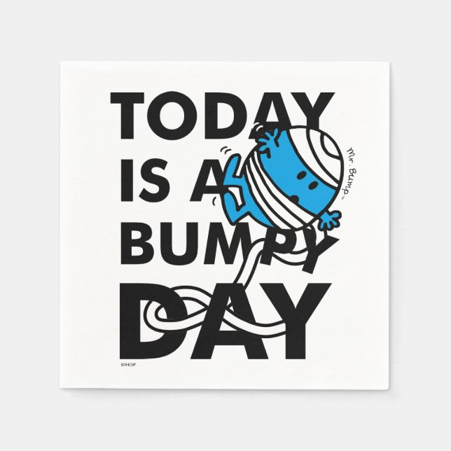 Mr. Bump | Today is a Bumpy Day Napkin (Front)