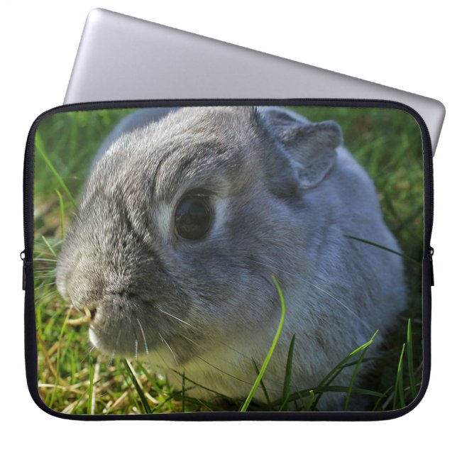 Mr. Bunny's Close Up Laptop Sleeve (Front)