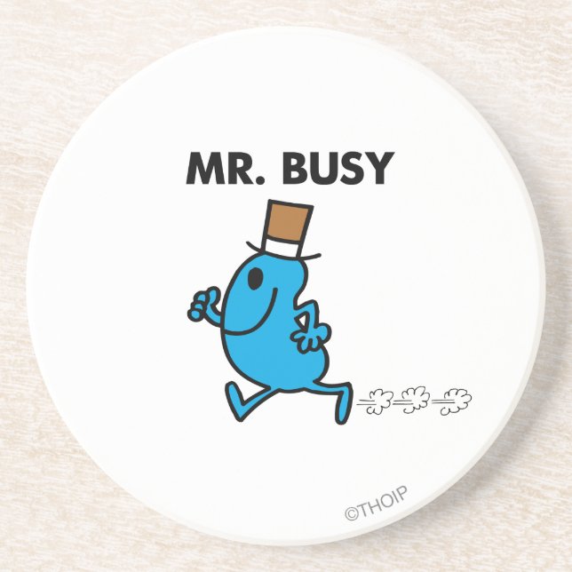 Mr. Busy Running Quickly Coaster (Front)