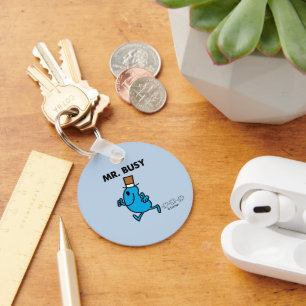 Mr. Busy Running Quickly Key Ring