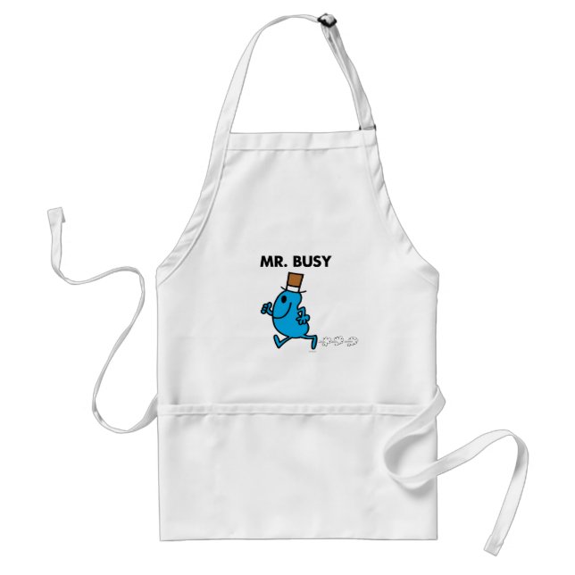 Mr. Busy Running Quickly Standard Apron (Front)