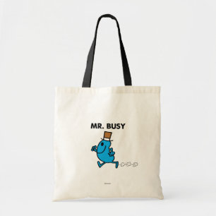 Mr. Busy Running Quickly Tote Bag