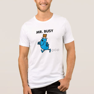 Mr. Busy Running Quickly Tri-Blend Shirt