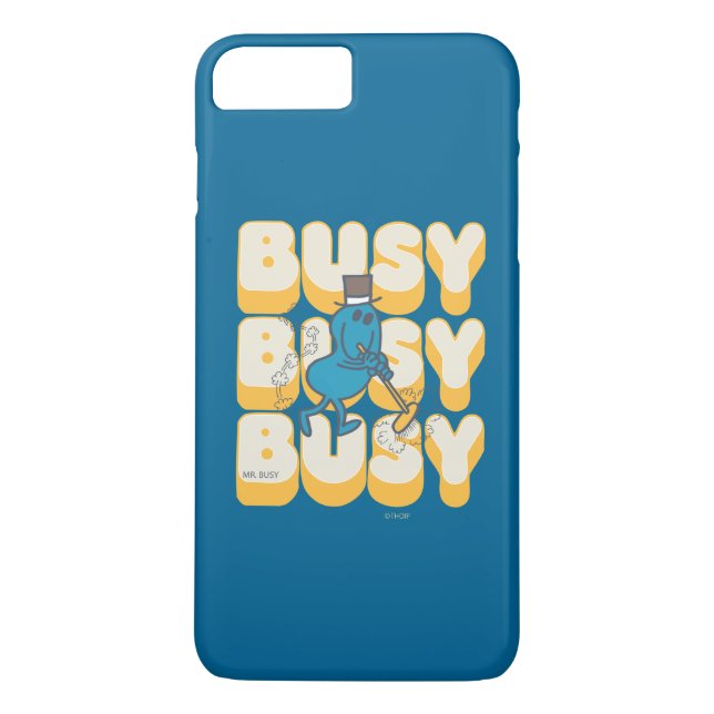 Mr. Busy Sweeping Quickly Case-Mate iPhone Case (Back)