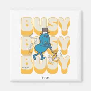 Mr. Busy Sweeping Quickly Magnet