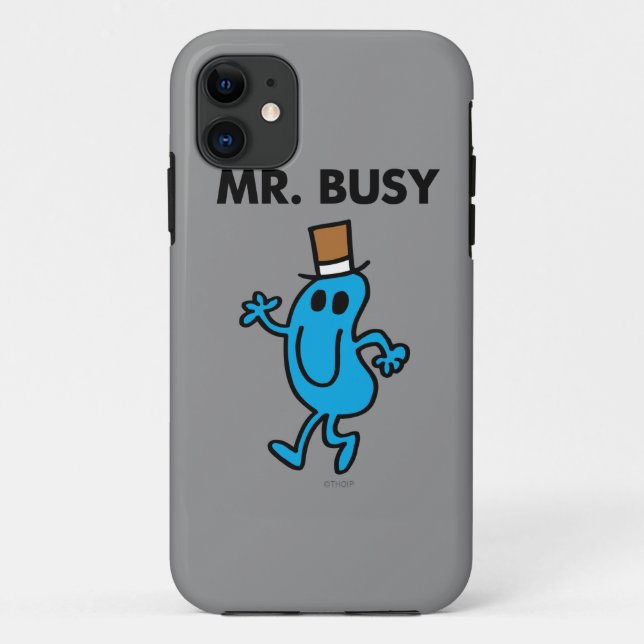 Mr. Busy Waving Hello Case-Mate iPhone Case (Back)