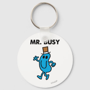 Mr. Busy Waving Hello Key Ring