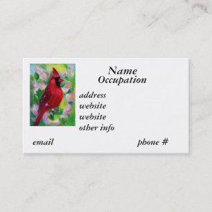 Mr. Cardinal aceo Business Card