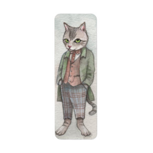Mr. Cat Return Address Label