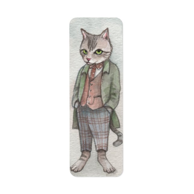 Mr. Cat Return Address Label (Front)