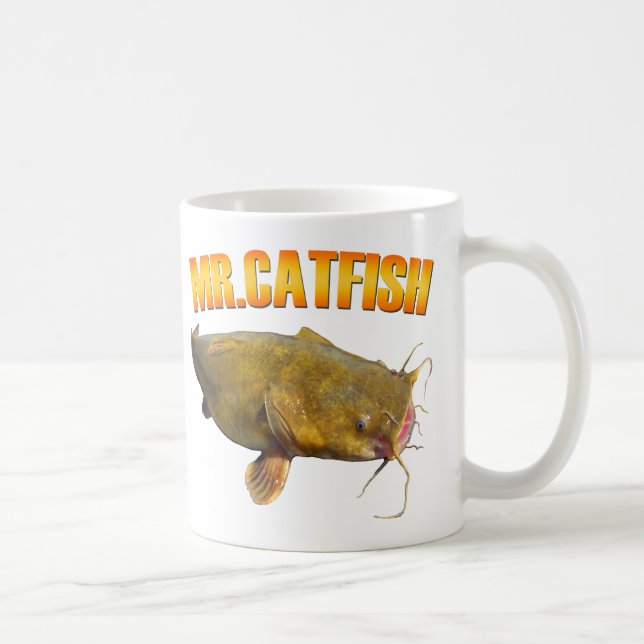 Mr Catfish fishing Coffee Mug (Right)