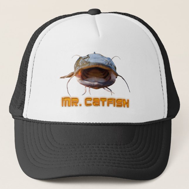Mr Catfish fishing Trucker Hat (Front)