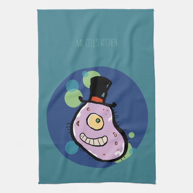Mr. Cell Tea Towel (Vertical)