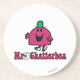 Mr. Chatterbox Logo & Telephone Coaster