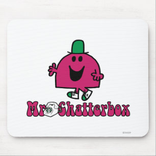 Mr. Chatterbox Logo & Telephone Mouse Pad