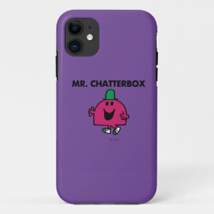 Mr. Chatterbox Waving Hello iPhone 11 Case