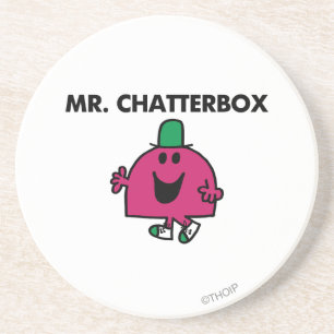 Mr. Chatterbox Waving Hello Coaster