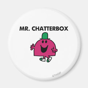 Mr. Chatterbox Waving Hello Magnet