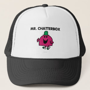 Mr. Chatterbox Waving Hello Trucker Hat