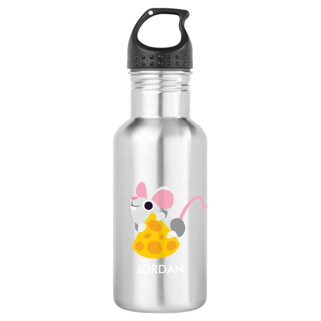 Mr. Cheeseman the Mouse 532 Ml Water Bottle (Front)
