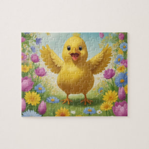 Mr. Chicken Easter Jigsaw Puzzle